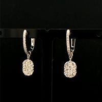 Earrings Woman in White Gold Diamante Cianfrone Gioielli RIS521
